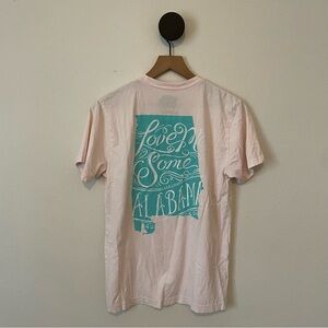 Lauren James Light Pink Alabama T Shirt Small